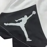 Jordan White and Black Shorts - Black Diamond Panel