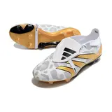 Adidas Predator 30 Elite Tongue White Yellow and Gray Firm Ground FG Football Boot