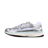Nike P-6000 White and Silver Running Shoes - Silver