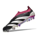 Adidas Predator 30 Elite Laceless Black and White Firm Ground FG Football Boot