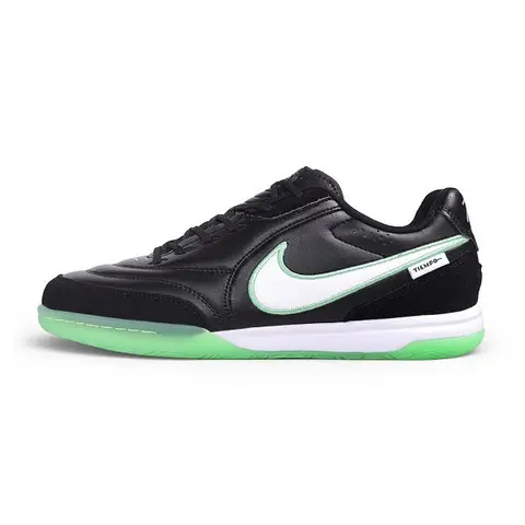 Nike Tiempo Streetgato Black and Green Indoor IC Football Boot
