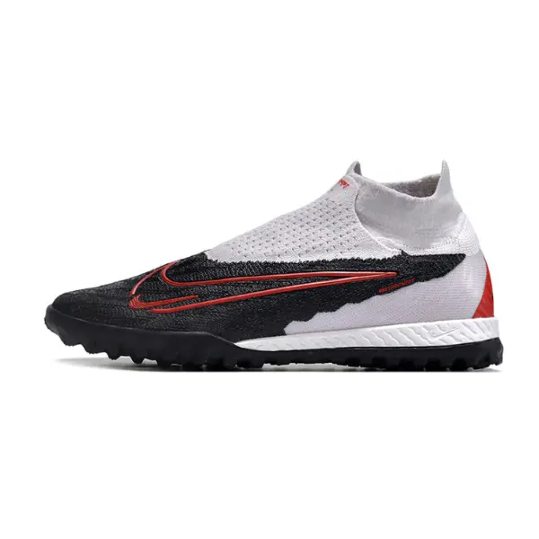 Nike Phantom GX Elite DF Black White and Red Turf TF Football Boot