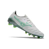 Mizuno Morelia Neo III Elite White and Green Firm Ground FG Football Boot