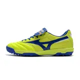 Mizuno Morelia Sala Classic Neon Green and Blue Turf TF Football Boot