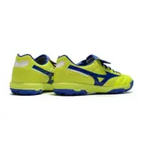 Mizuno Morelia Sala Classic Neon Green and Blue Turf TF Football Boot