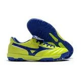 Mizuno Morelia Sala Classic Neon Green and Blue Turf TF Football Boot