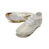 Puma Future 9 Low Cut White and Golden Firm Ground FG Football Boot - Beige/Gold