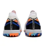 Nike Zoom Mercurial Vapor 16 Elite Kids White Blue and Orange Turf TF Football Boot
