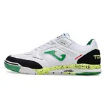 Joma Top Flex Rebound White Black and Green Indoor IC Football Boot