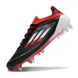 Adidas F50 Primeknit Elite Black White and Red Mixed Studs SG Football Boot