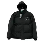 Jordan Black Puffer Jacket - Jet Black