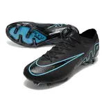 Nike Zoom Mercurial Vapor 15 Elite Black and Blue Firm Ground FG Football Boot