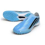 Adidas F50 Hyperfast Laceless Elite Light Blue Turf TF Football Boot