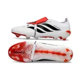 Adidas Predator 26 Elite Tongue Orange and White Firm Ground FG Football Boot