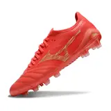 Mizuno Morelia Neo IV Elite Red and Yellow Firm Ground FG Football Boot