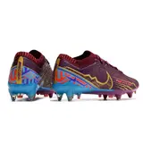 Nike Zoom Mercurial Vapor 15 Elite Purple Aluminium Studs SG Football Boot Mbappe