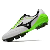 Mizuno Wave Ignitus 4 White and Green Firm Ground FG Football Boot