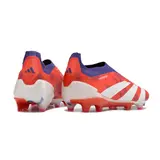 Adidas Predator 30 Elite Laceless Red White and Purple Firm Ground FG Football Boot