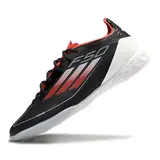 Adidas F50 Elite Black Red and White Indoor IC Football Boot