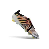 Adidas Predator 26 Elite Tongue Black, White and Orange Firm Ground FG Football Boot