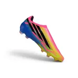 Adidas F50 Hyperfast Laceless Elite Pink and Yellow Firm Ground FG Football Boot - Yellow/Blue