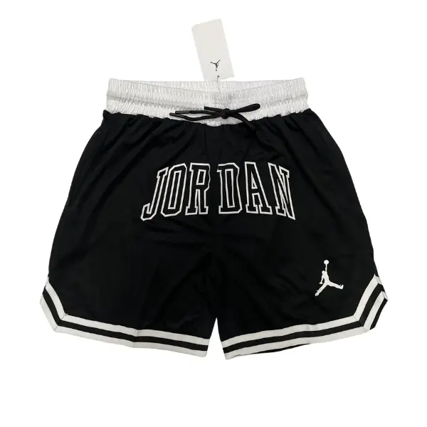 Jordan Black and White Shorts - Mesh Jordan Print