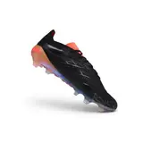 Adidas Predator 26 Elite Black and Orange Firm Ground FG Football Boot - Tongue