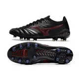 Mizuno Morelia Neo III Elite Black and Red Firm Ground FG Football Boot