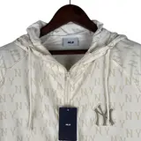 NY Beige Gold Windbreaker Jacket