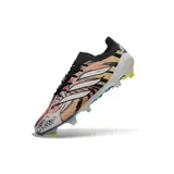 Adidas Predator 26 Elite Black White and Orange Firm Ground FG Football Boot