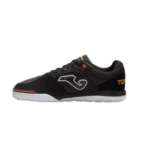 Joma Top Flex Rebound Black and Orange Indoor IC Football Boot