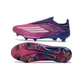 Adidas F50+ Elite Laceless Pink and Purple Firm Ground FG Football Boot