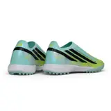 Adidas F50 Hyperfast Laceless Elite Green Final Rush Pack Turf TF Football Boot
