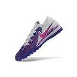 Nike Phantom GX2 Elite White and Blue Turf TF Football Boot - Purple/White