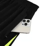Nike Black and Light Green Training Set T-Shirt and Shorts