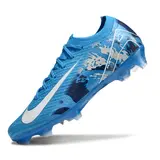 Nike Air Zoom Mercurial Vapor 16 Elite Light Blue Firm Ground FG Football Boot - Royal Blue Print