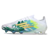 Adidas F50 Primeknit Elite White and Green Firm Ground FG Football Boot