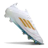 Adidas F50 Primeknit Elite White and Green Firm Ground FG Football Boot