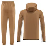 Nike Tech Fleece Brown White Cold Set Coat and Pants