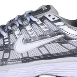 Nike P-6000 Gray and White Running Shoes - Silver/Grey