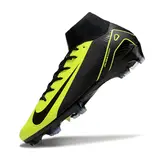 Nike Air Zoom Mercurial Superfly 10 Elite Black and Light Green Firm Ground FG Football Boot