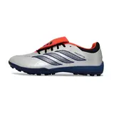 Adidas Predator 26 League Tongue Gray and Blue Turf TF Football Boot