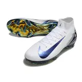 Nike Air Zoom Mercurial Superfly 10 Elite White and Green Firm Ground FG Football Boot