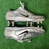 Nike Total 90 III Silver and Red Firm Ground FG Football Boot Size 41 Eur