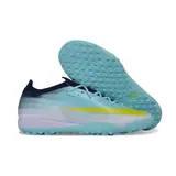 Nike Air Zoom Mercurial Vapor 17 Elite Light Blue and White Turf TF Kids Football Boot