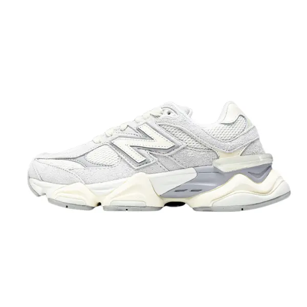 New Balance 9060 Quartz Grey Casual Shoes - White/Cream