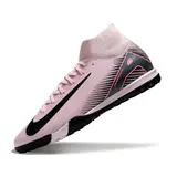 Nike Zoom Mercurial Superfly 10 Elite Pink and Black Turf TF Football Boot