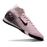 Nike Zoom Mercurial Superfly 10 Elite Pink and Black Turf TF Football Boot
