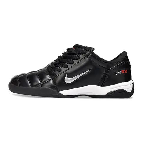 Nike Total 90 III Black Indoor IC Football Boot - Silver Swoosh