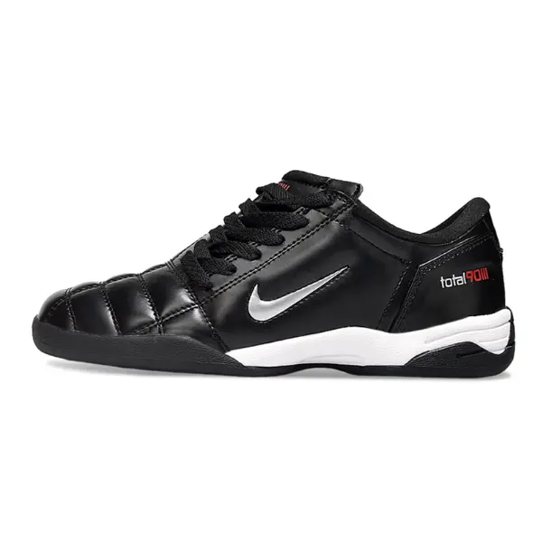 Nike Total 90 III Black Indoor IC Football Boot - Silver Swoosh